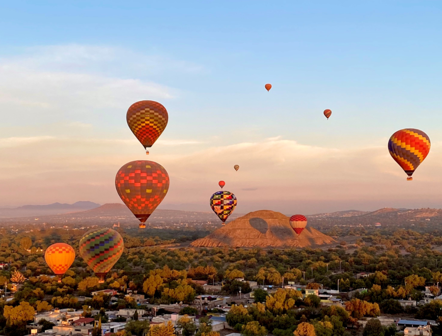 How To See The Pyramids Of Teotihuacan By Hot Air Balloon